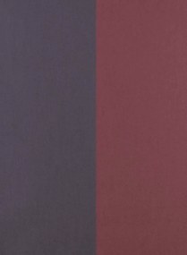 Flamant Carta da parati Grande Stripe - Chocolat et Rouge Castille