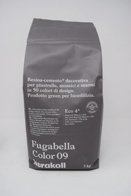 Kerakoll Fugabella resina cemento decorativa per piastrelle mosaici e marmi 3kg Color 09