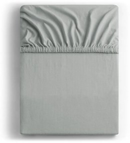 Lenzuolo elasticizzato in jersey grigio chiaro 90x200 cm Amber - DecoKing