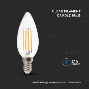 Lampadina LED FILAMENT E14/4W/230V 3000K