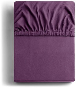 Lenzuolo con angoli viola in jersey 220x200 cm Amber – Restilo