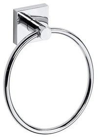 Porta asciugamani 16,8x18,8 cm argento