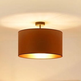 Brilagi - Lampadario OREGON ROLLER VEGE 1xE27/15W/230V Ø45 cm marrone