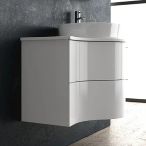 Mobile bagno sospeso 100cm design ultramoderno FORM-100 - KAMALU