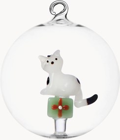 Pallina di Natale fatta a mano Tabby Cat