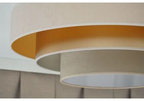 Duolla - Plafoniera LED LUNETA LED/26W/230V diametro 60 cm 4000K color crema/oro