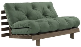 Divano letto verde 140 cm Roots - Karup Design