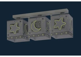Dalber 63233NE - Plafoniera per bambini MOONLIGHT 3xE27/60W/230V