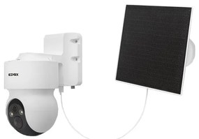Telecamera di videosorveglianza da esterno, senza fili 98° motorizzata ELVOX VIMAR Tlc PT 4G LTE 3Mpx con pannello solare, sensore di movimento, visione notturna