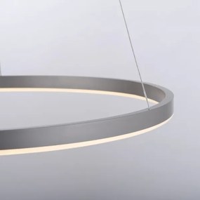 Leuchten Direkt 15394-95-Lampadario a sospensione con filo LED dimmerabile RITUS LED/30W/230V cromo