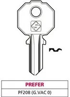 20pz chiave ottone pf208 (g. vac 0) prefer vit47577
