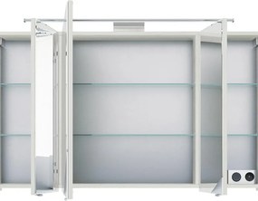 Specchio Contenitore Con Illuminazione PELIPAL bianco L 120 x H 70.3 x P 17 cm