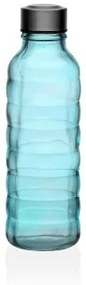 Bottiglia Versa 500 ml Azzurro Vetro Alluminio 7 x 22,7 x 7 cm