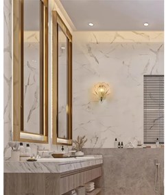 Searchlight 28980SB - Applique da parete SHELL 1xG9/7W/230V fumé