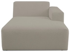 Modulo divano marrone chiaro in tessuto bouclé (angolo destro) Roxy - Scandic