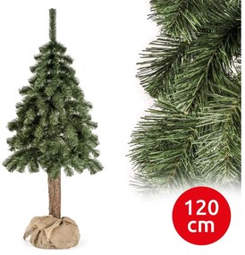 Albero di Natale su tronco NATURAL 120 cm abete