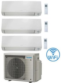 Daikin - Climatizzatore garanzia italia Perfera All Seasons Wifi Trial Split Inverter 7000 + 12000 + 15000 btu con u.e. 3MXM68A9 Classe a+++/a++