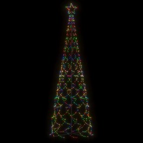 Albero di Natale a Cono Colorato 500 LED 100x300 cm