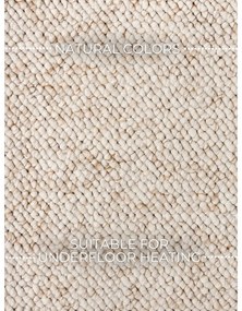Tappeto color crema lavabile 200x290 cm Rocco Cream – Elle Decoration