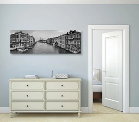 Quadro su tela – Famosi canali di Venezia in bianco e nero