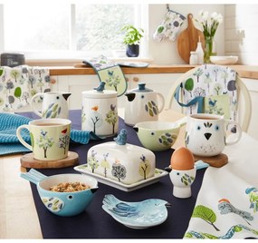 Asciugamani in cotone in set da 3 45x65 cm Forest Birds - Cooksmart ®