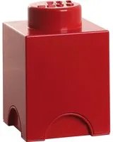 Organizer mattoncino quadrato rosso Lego