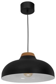 Lampadario su filo BURGOS 1xE27/60W/230V nero