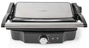 Nedis KAGR131FSR - Griglia a contatto 1500W/230V
