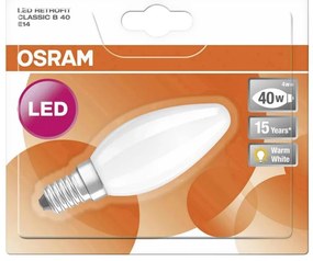 Lampadina LED RETROFIT B40 E14/4W/230V 2700K - Osram