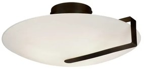 Searchlight 73990-3BK - SUNDIAL Lampada da soffitto a 3 luci 3xE27/40W/230V nera