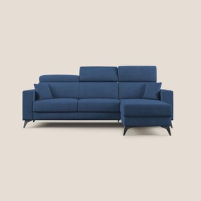 Pegaso divano letto angolare con poggiatesta reclinabili e rivestimento impermeabile T02