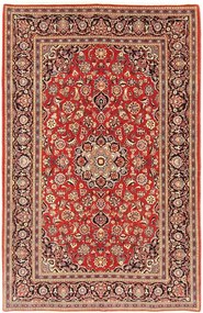 Kashan Tappeto 210 x 140 Rosso (Iran) Annodato A Mano