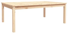 Tavolo da giardino 121x82,5x45 cm in legno massello di pino