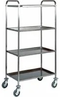 Carrello di servizio 4 piani ristorante inox cm 111x57x172 RS0394