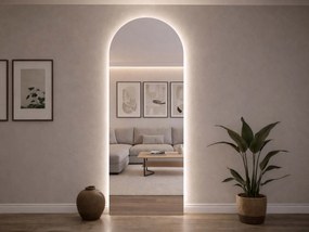 Specchio atipico con illuminazione a LED A38 45×120