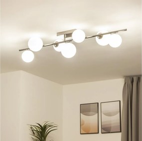 BRILAGI - Lampadario a plafone LED MILLA 7xG9/3W/230V nero cromato/bianco