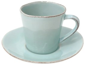 Tazza in gres turchese con piattino Esme, 190 ml Nova - Costa Nova