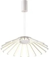 Sospensione Moderna Gregal Led Integrato 54Watt Dimmerabile In Alluminio Bianco