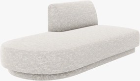 Chaise longue modulare Miley in tessuto – L158 cm