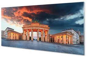 Quadro acrilico Gate della Germania di Brandenburg 100x50 cm