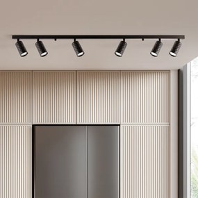 Brilagi - Lampada a faretti LED RGBW dimmerabile SELE DIAMANT 6xGU10/6,5W/230V Wi-Fi nera