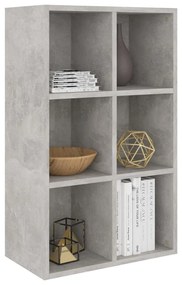 Libreria/Credenza Grigio Cemento 66x30x98 cm Legno Multistrato