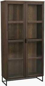 Vetrina in legno di quercia Everett