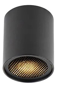 Faretto di design nero - Tubo Honey