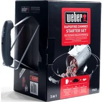 Weber 17631 - kit ciminiera di accensione + 2 kg di bricchetti + 3 cubetti accensione