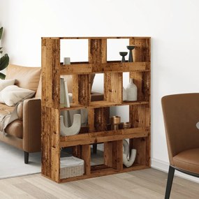 Divisorio Stanza Legno Antico 100x33x125,5 Cm İn Truciolato /