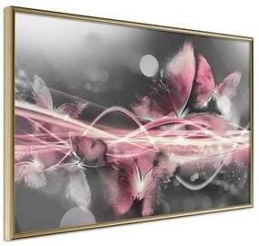 Poster  Moments Like Butterflies  Cornice Quadri Cornice d'oro, Larghezza x Altezza Home decor 30x20