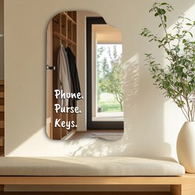 Adesivo per specchio S31 – Phone. Purse. Key.