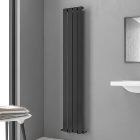 Termoarredo scadasalviete 1800x310cm nero opaco Kam-370N - KAMALU