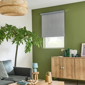 Tenda a rullo oscurante INSPIRE Malawi grigio / argento 55x190 cm